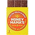 Honey Mama's, Salted Almond Cocoa Truffle Bars, No Refined Sugar, Gluten Free, Dairy Free, Soy Free, Paleo, 2.5 Ounce, 3-Serving Bar