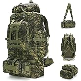 King'sGuard 100L Camping Hiking Backpack Molle Rucksack Military Camping Backpacking Daypack