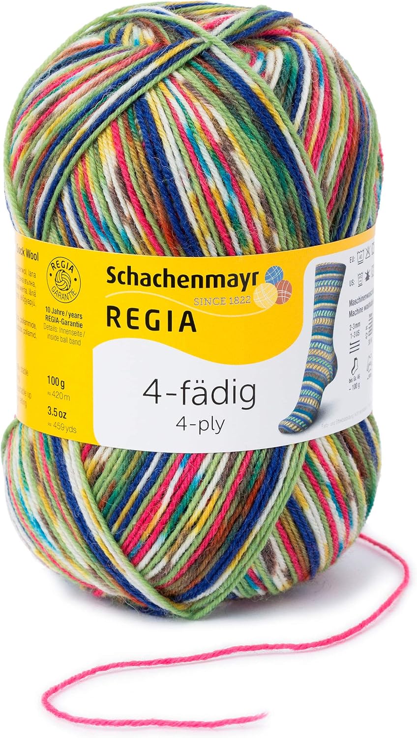 100 gr Sock Wool Regia 4-ply Mix -it 