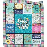 Akoigun Granddaughter Gifts from Grandma/Grandpa, Granddaughter Gifts Blanket, Christmas/Birthday/Graduation Gifts for Granddaughter, to My Granddaughter Blanket Throw 60"X50"