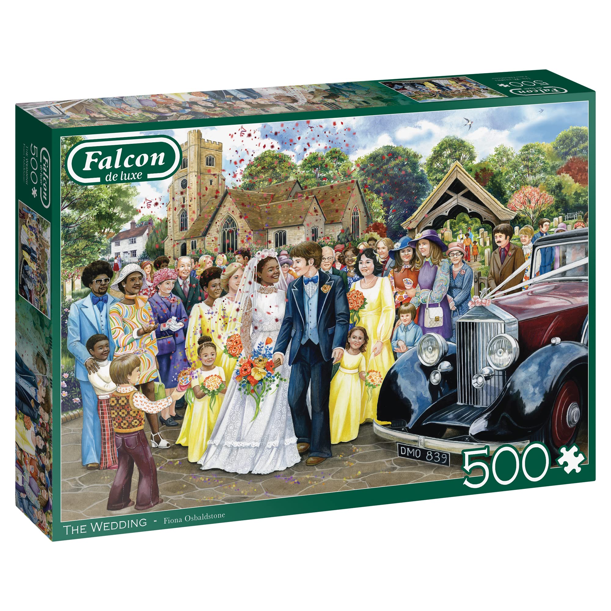Jumbo, Falcon de luxe - The Wedding Day, Jigsaw Puzzles for Adults, 500 piece
