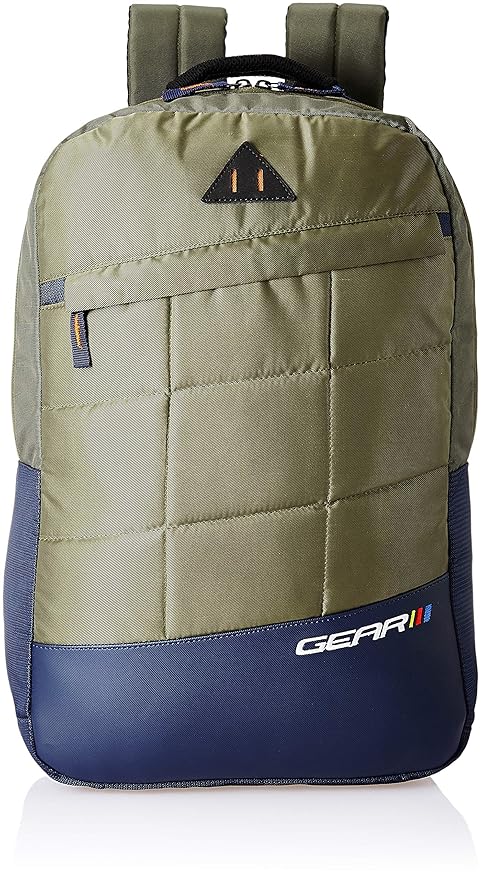 Gear 18 Ltrs Olive Green Casual Backpack (BKPANGLE00045)