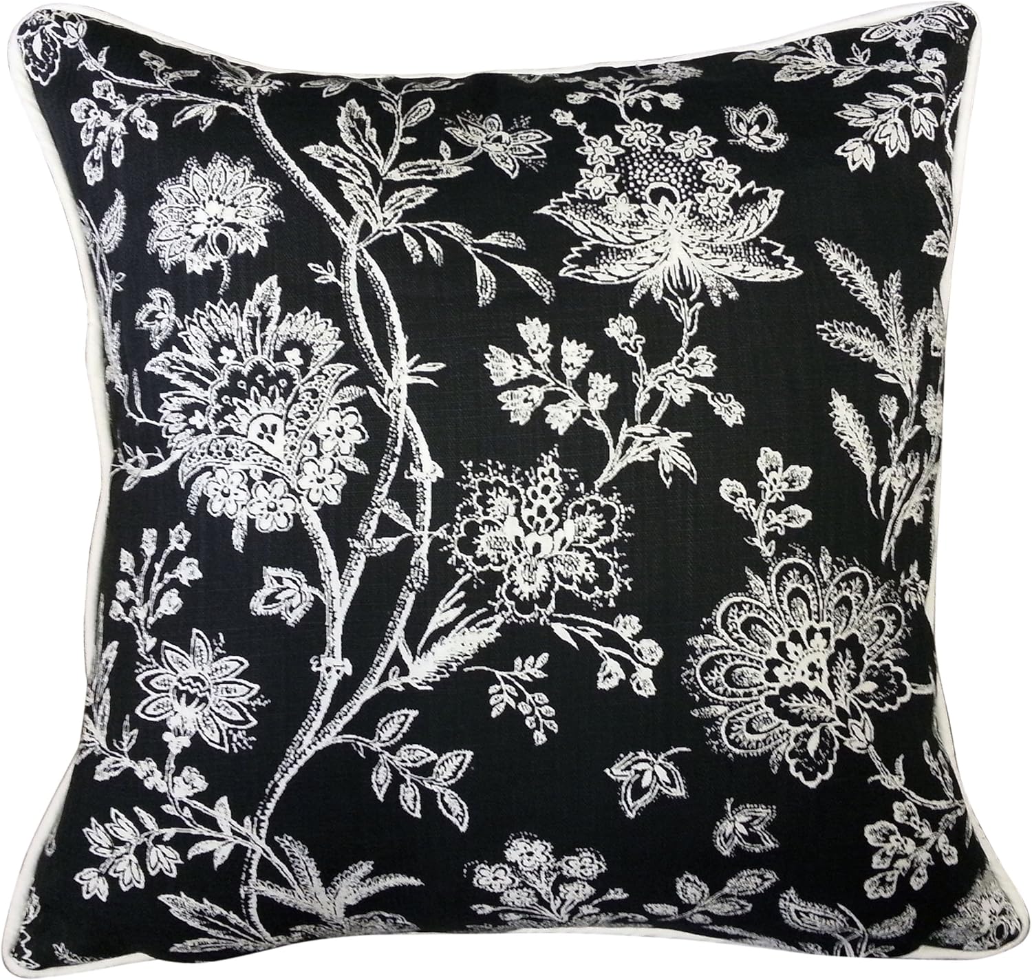Luxury 100 Cotton Cushion Covers,Vintage Black & White Amazon.co.uk Kitchen & Home