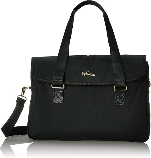 Kipling Damen Superworks Black Patent Combo Tote Laptop ...