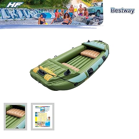 Bestway HYDRO-FORCE Neva III Schlauchboot, 65008, 316 x 124 x 55 cm