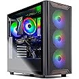 Skytech Chronos Gaming PC Desktop, Ryzen 7 7700 3.8 GHz (5.3GHz Turbo Boost), AMD RX 9070 XT 16GB GDDR6, 2TB Gen4 NVMe SSD, 32GB DDR5 RAM 6000 RGB, 850W Gold ATX 3.0 PSU, Wi-Fi, Win 11