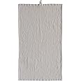 Oversized Woven Linen and Cotton Waffle Decorative Tea Towel with Loop for Dining and Kitchen, Cream Color