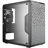 Cooler Master Q300L V1 Micro-ATX PC Case, High Airflow, Transparent Panel | 360mm Graphics Card Support, 240mm AIO Support, Micro-ATX Motherboard, Magnetic Dust Filters, Modular I/O Panel