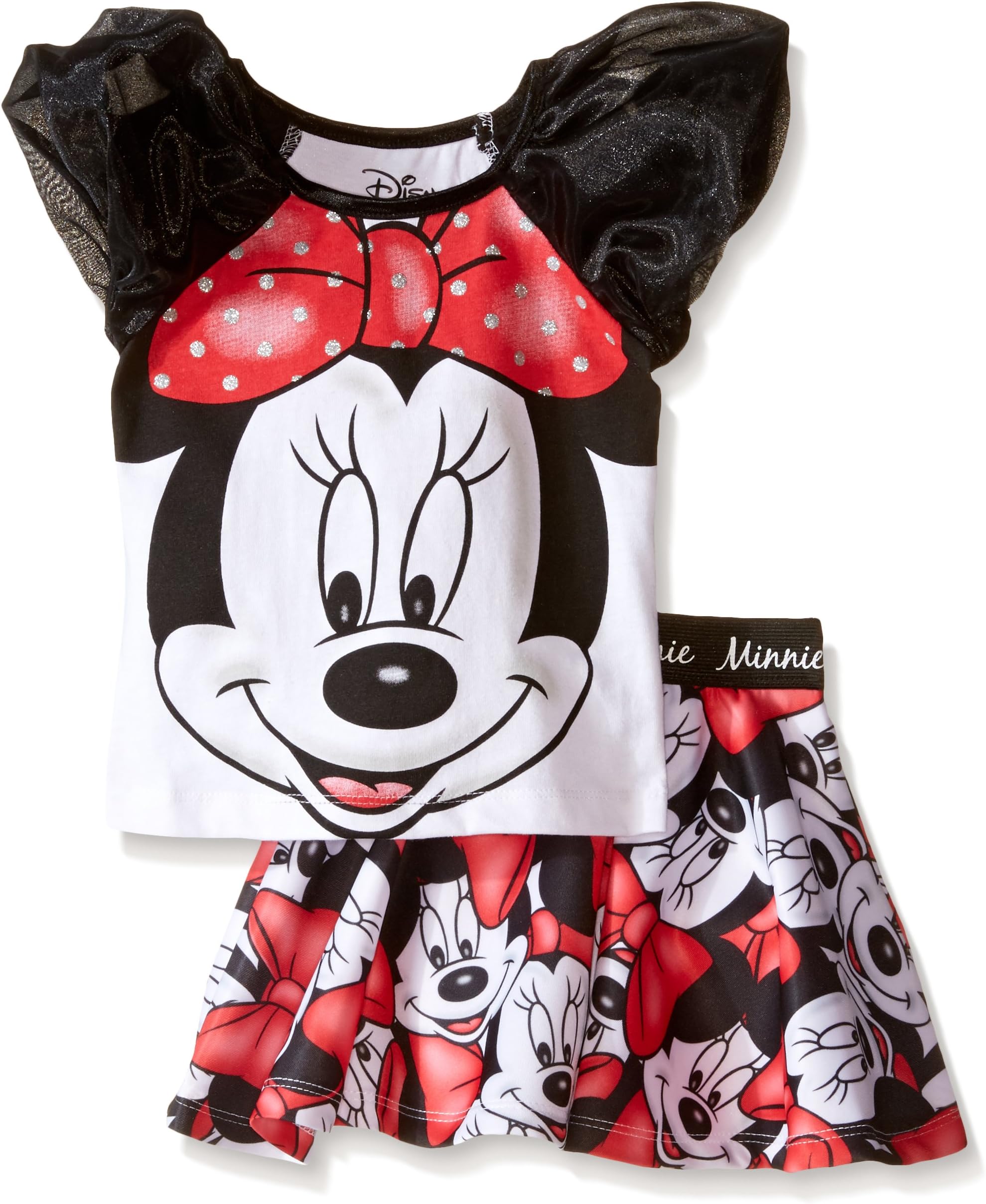 Disney Girls' Minnie Mouse Skirt Set