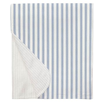 blue crib blanket