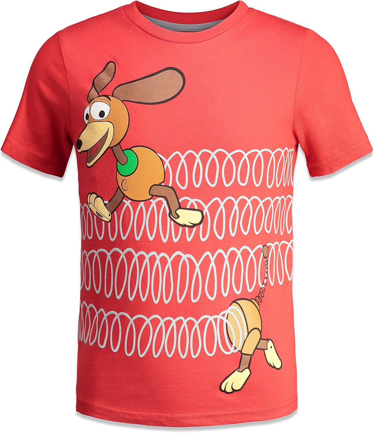 Disney Pixar Toy Story Boys 4 Pack T-Shirts Woody Buzz Lightyear Rex Slinky Dog: Clothing
