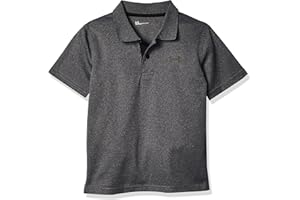 Under Armour Boys' Short Sleeve Ua Match Polo Collared Shirt, Chest Logo, Soft & Comfortable