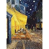Cafe Terrace at Night Poster by Vincent Van Gogh – 1881 – Fine Art Print – La Terrace du Café sur la Place du Forum 18