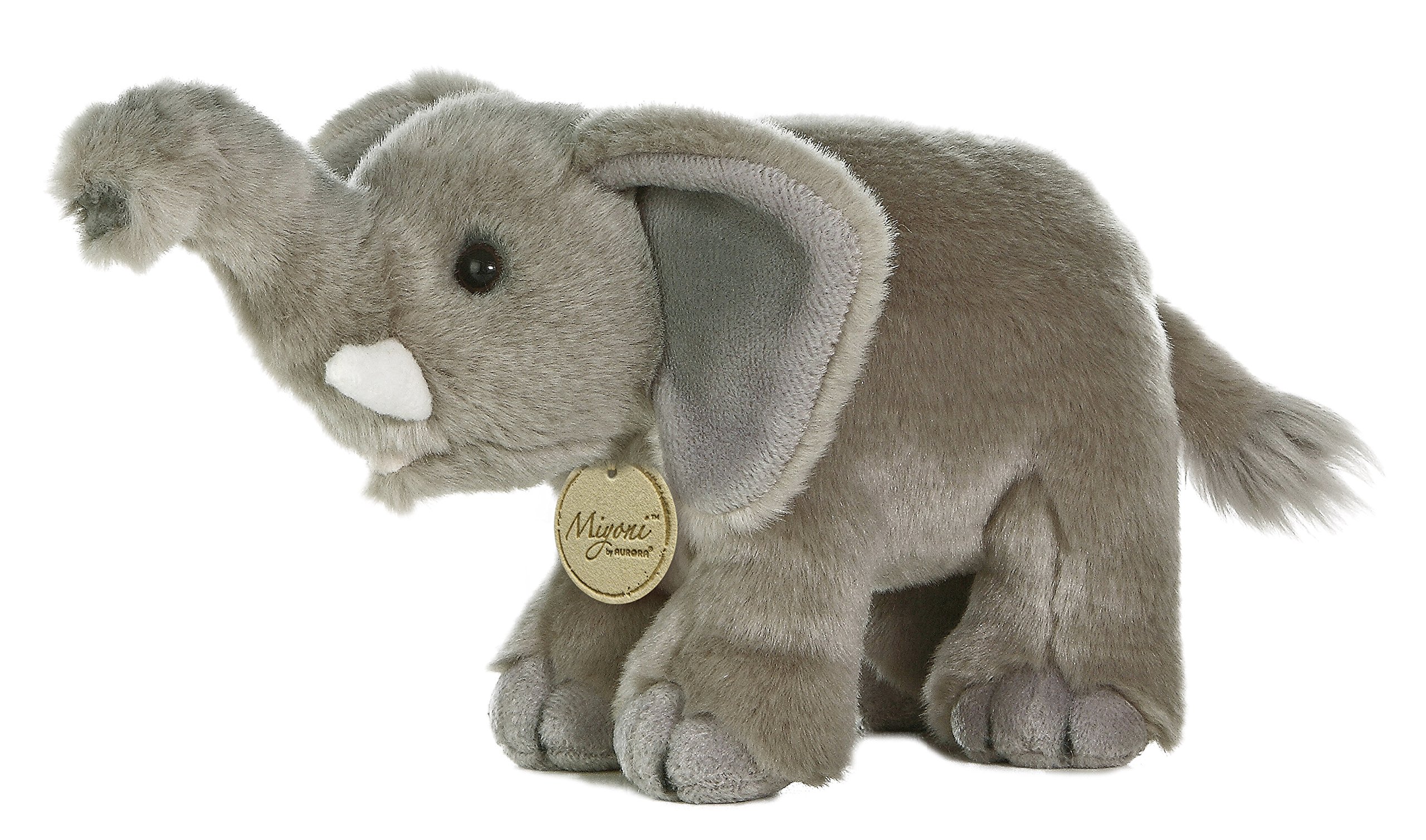 Aurora, 10852, MiYoni Elephant, 11In, Soft Toy, Grey