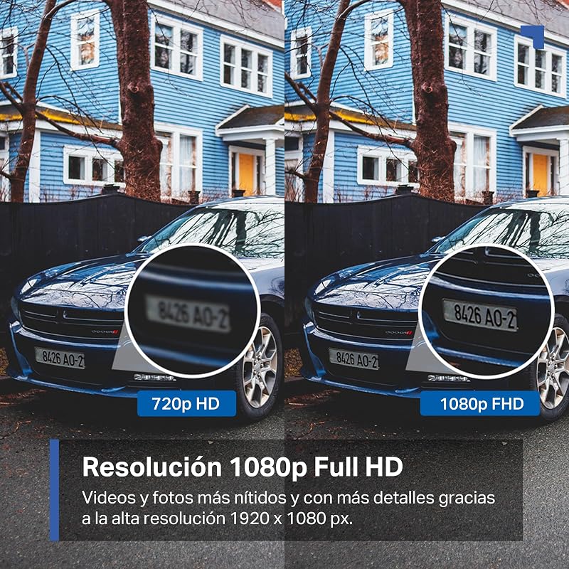 Tp-link tapo c500 - câmera de vigilância wi-fi externa 360º, resolução 1080p, detecção de movimento, visão noturna até 30m, áudio bidirecional, sirene, alexa e google compatível