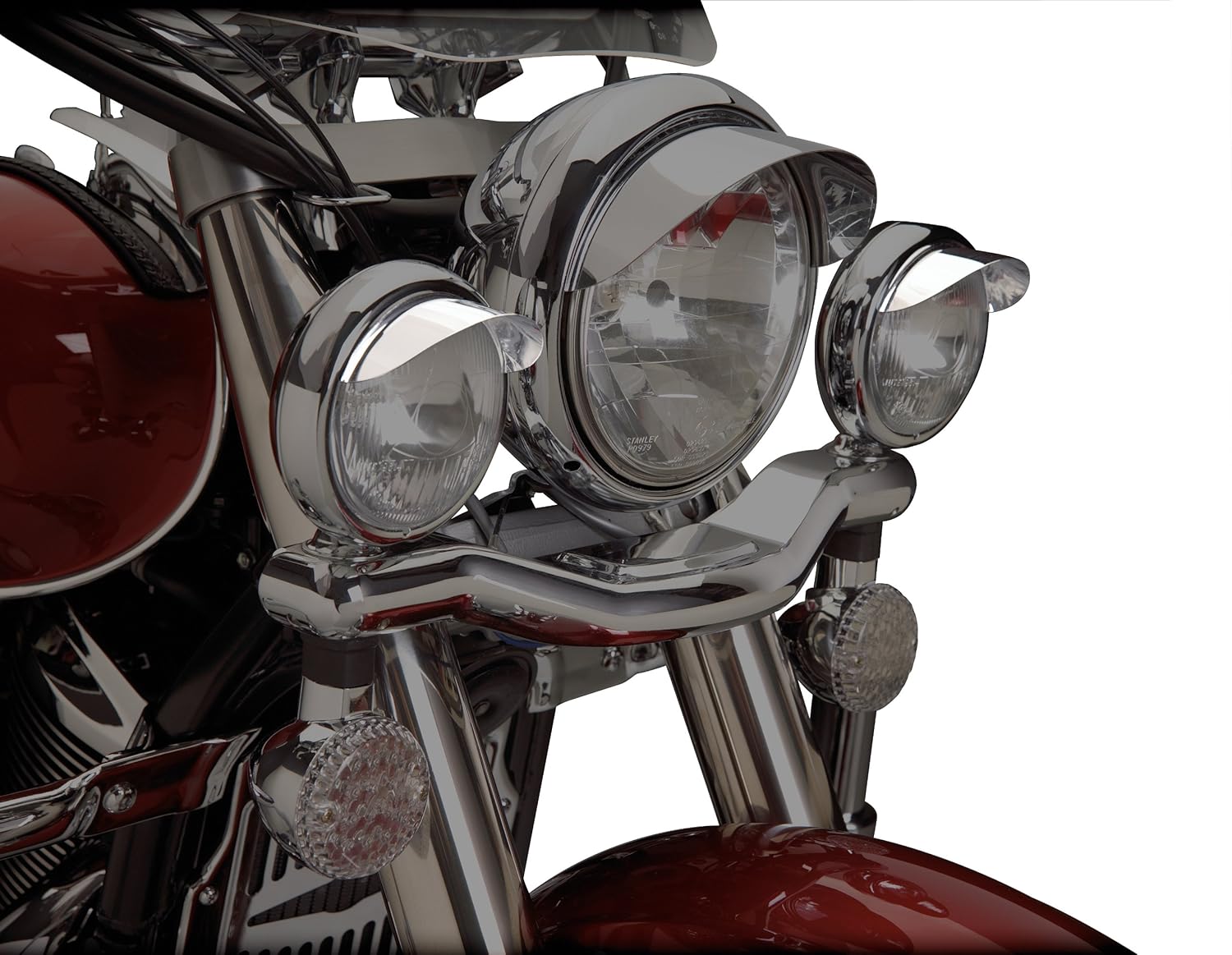 Show Chrome Accessories (1229 41/2" Spot Light Visor