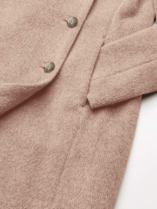 Cole Haan 可汗 羊驼毛混纺 女式落肩连帽外套大衣 6码1.3折.18 海淘转运到手约￥404