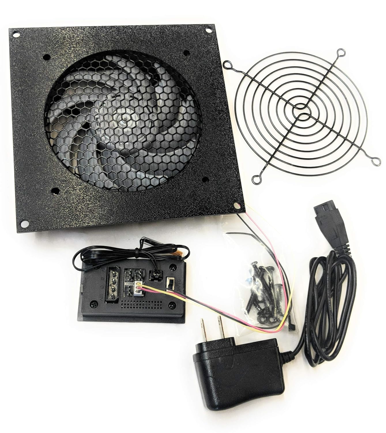 Coolerguys Single Thermal Control 120mm AV Cabinet Cooler with Gentle Typhoon Fan