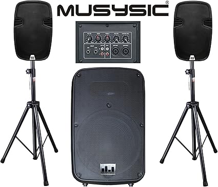 powered satellite speakers