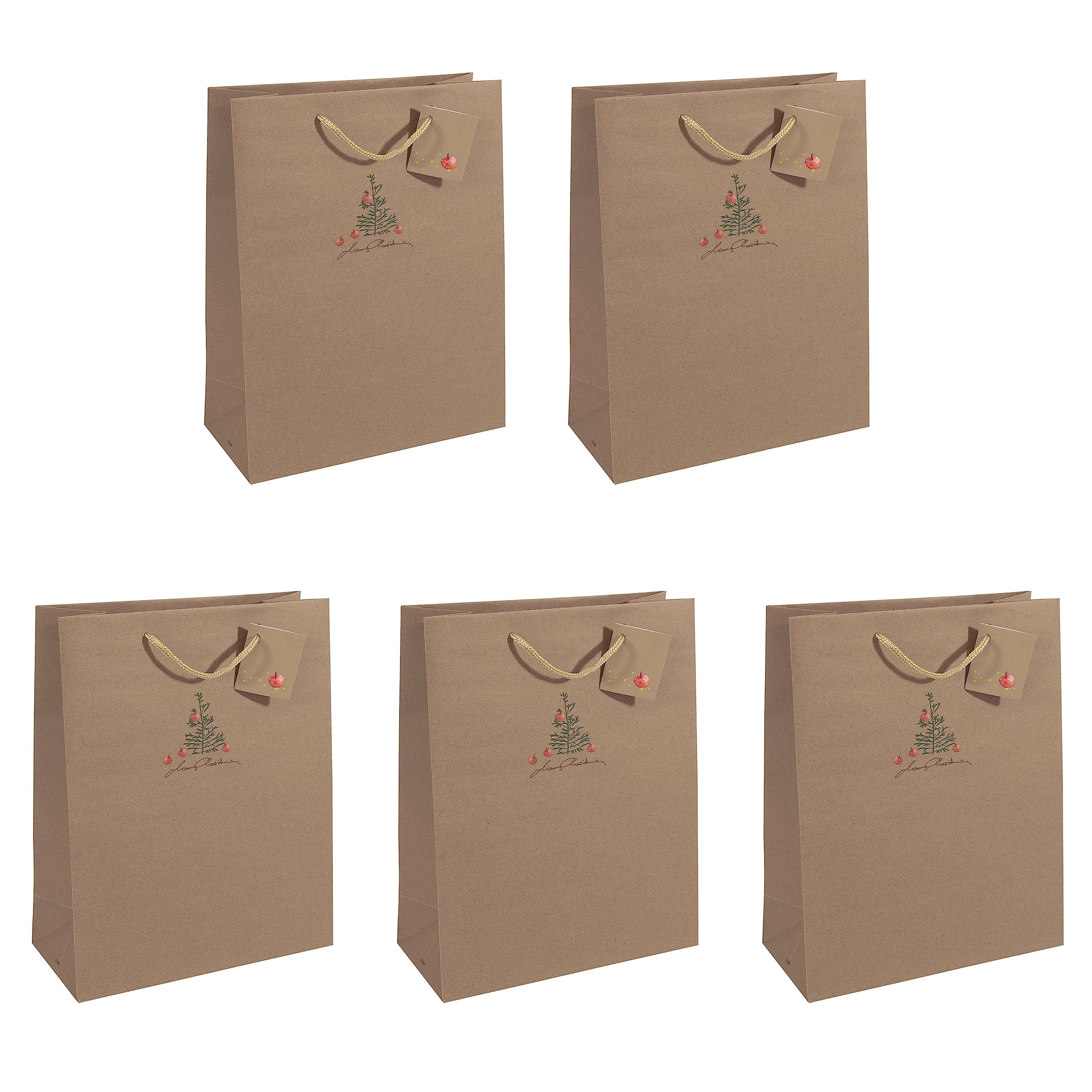 SIGEL GT040 Gift bag large, brown, 26 x 33 cm