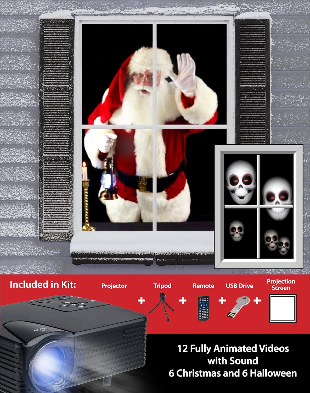 Mr. Christmas Virtual Holiday Projector 