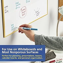 EXPO Low Odor Dry Erase Marker Set with White Board