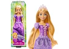 Mattel Disney Princess Rapunzel Fashion Doll, Sparkling Look with Blonde Hair, Blue Eyes & Tiara Accessory