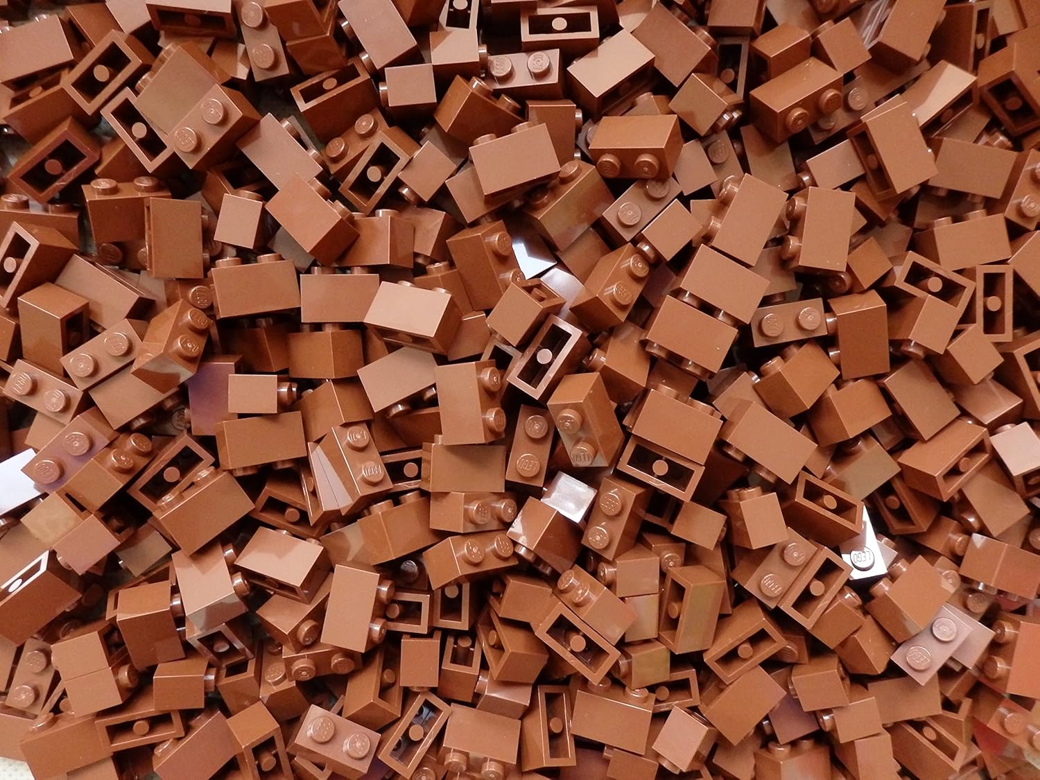 LEGO Bricks Brown 1x2. Part 3004 (X 100) Amazon.co.uk Toys & Games