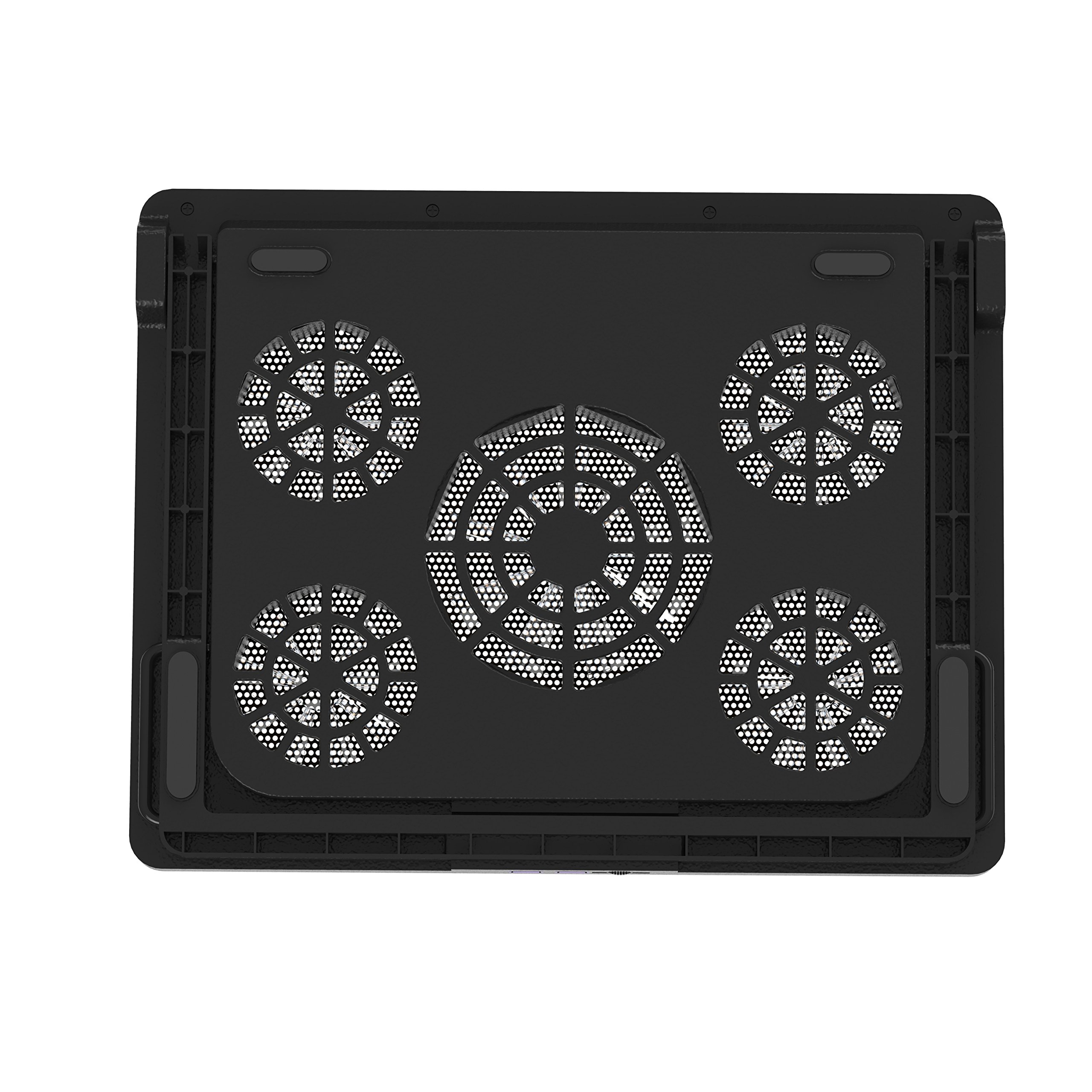 Kootek Laptop Cooling Pad 12"17" Cooler Pad Chill Mat 5 Quiet Fans LED