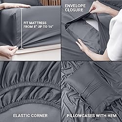 Utopia Bedding Twin Bed Sheets Set - Pack of 2