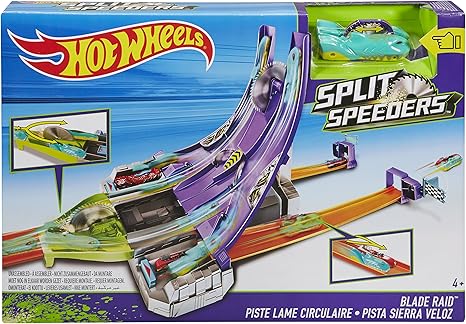 pista hot wheels split speeders