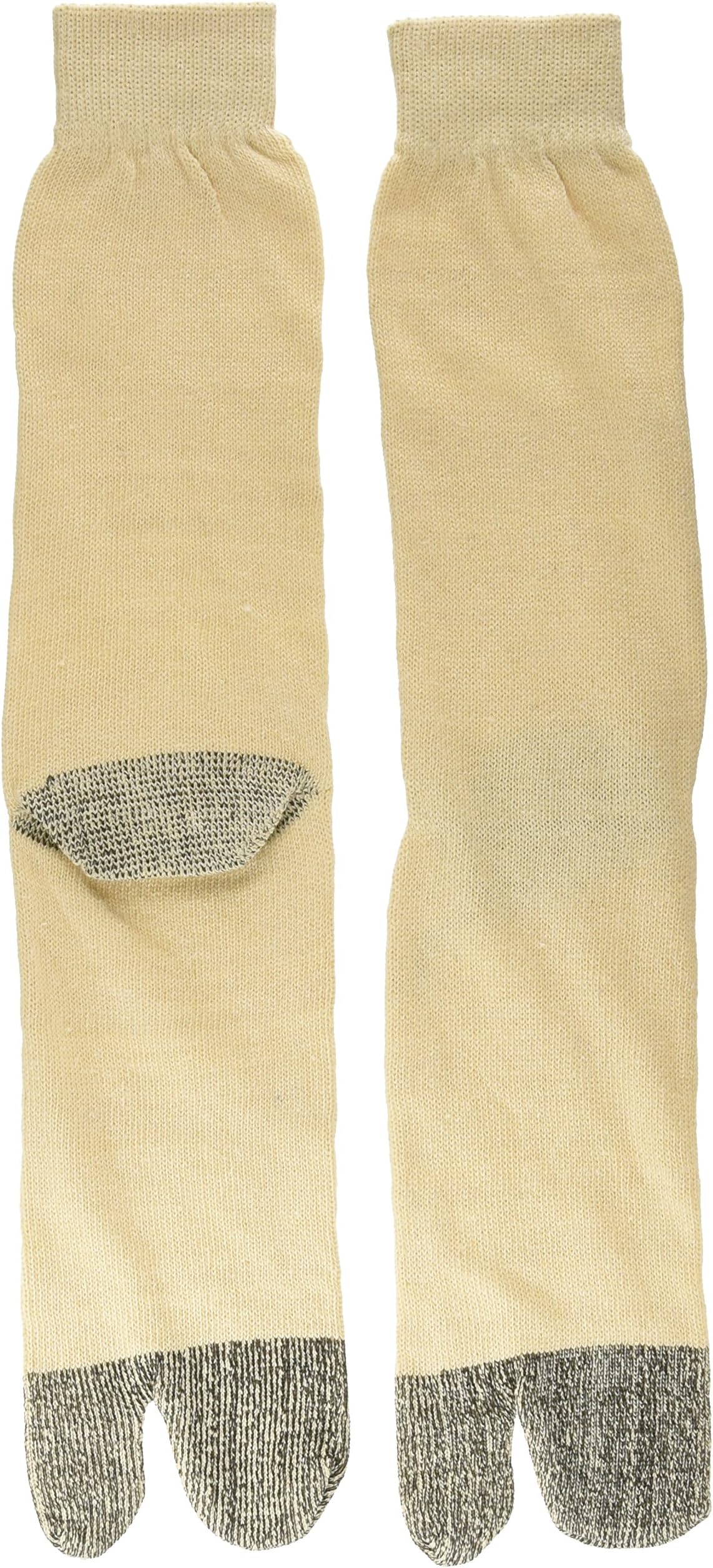 Cotton Tabi Socks (Two-Toe Socks), Large Size, 5 Pairs Pack, 6939