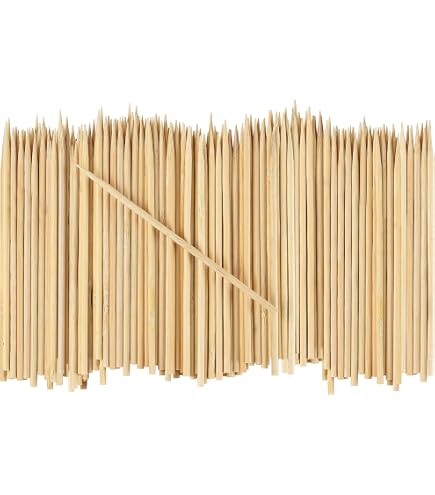 Lot De 400 Brochettes En Bambou 30 Cm - Pour Barbecue, Apéros, Brochettes, Biodégradable, Diamètre 0,3 Cm