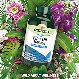 Natures Aid Fish Oil 1000mg Omega 3 180 Capsules High Strength EPA DHA view 5