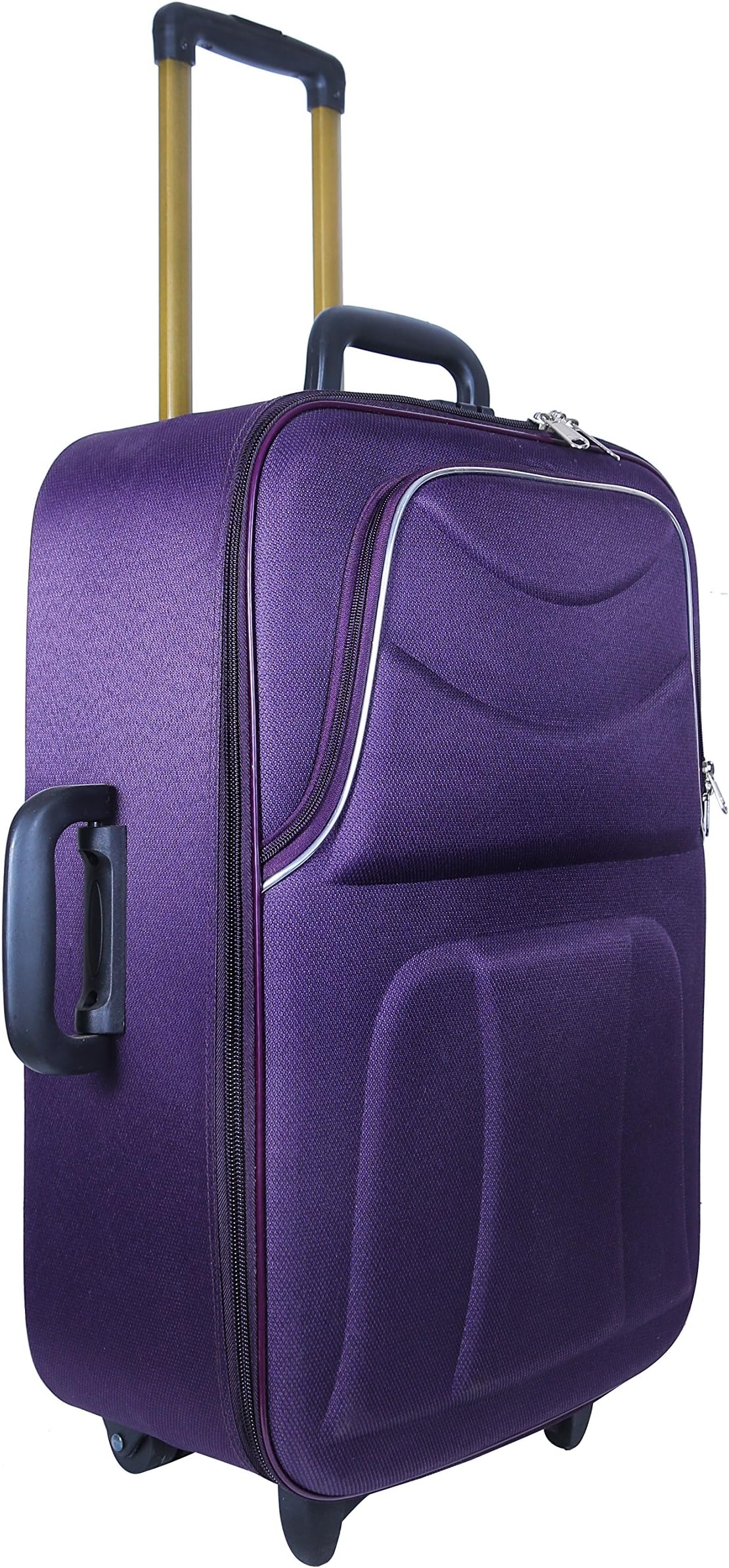 New Jersey TravellersPolyester 20 inches Purple Softsided Check-in Luggage (P-Sp-054)