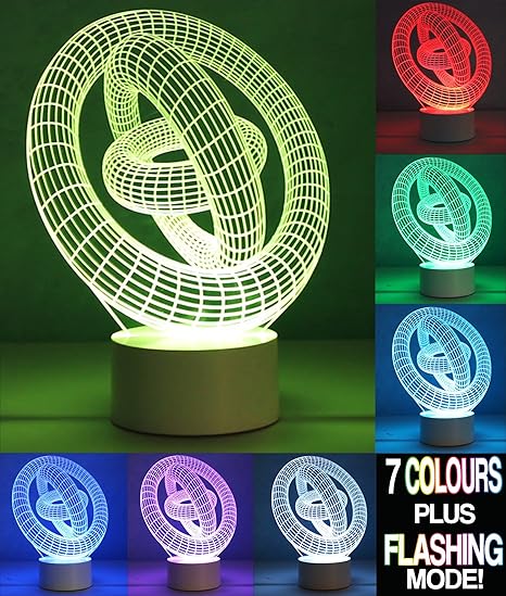 Optical Illusion 3D Gyro Lamp/Lampe