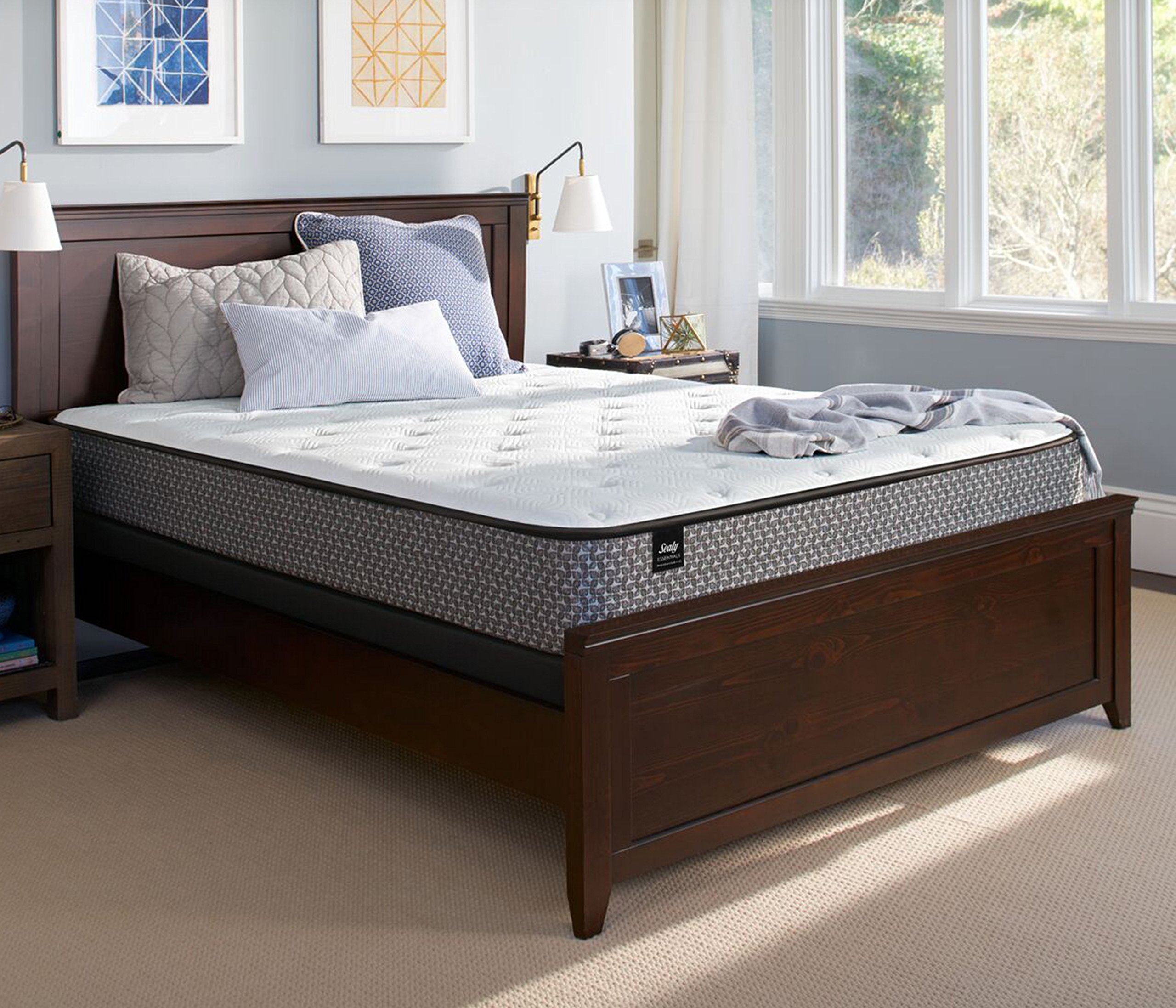 Sealy Response Essentials 10.5-Inch Plush Tight Top Mattress, Twin