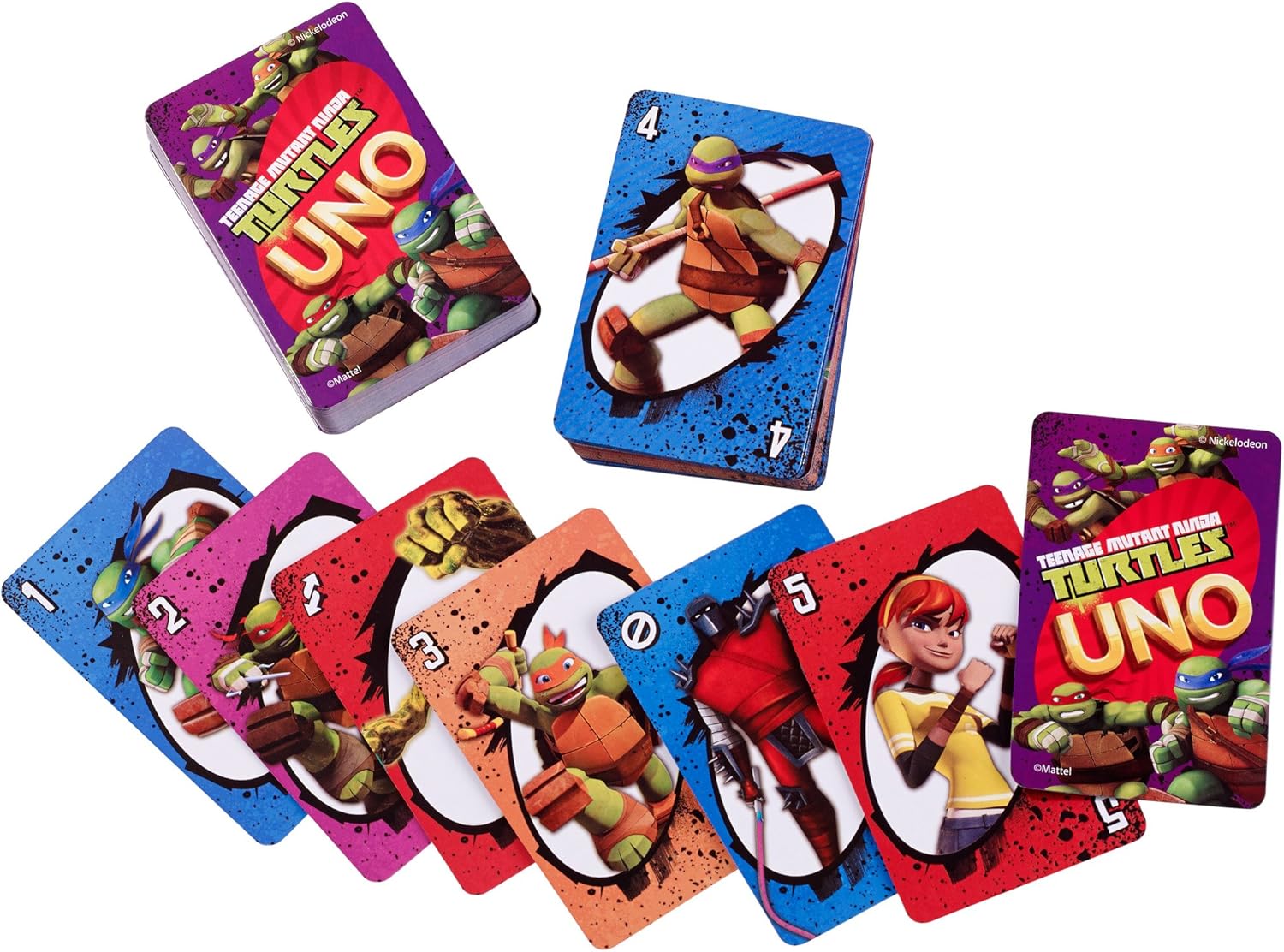 Uno Card Game - TMNT Turtles Edition, Small - Image 5