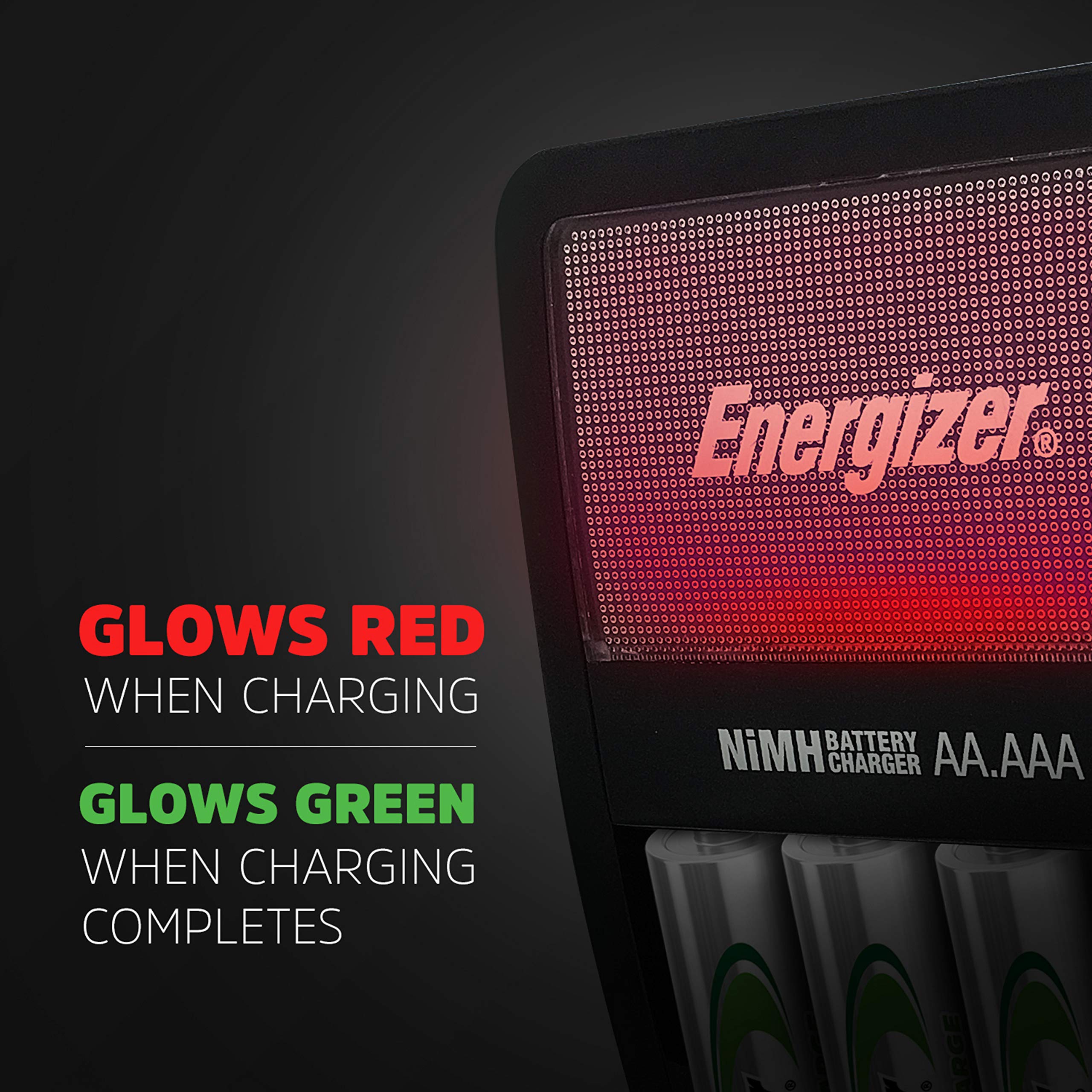 Energizer Rechargeable AA and AAA Battery Charger (Recharge Value) with