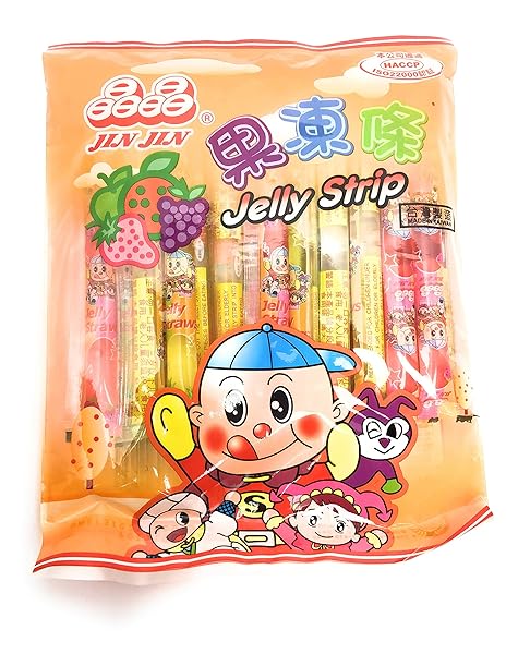 JIN JIN – JELLY STRIP (JELLY FILLED STRAWS...