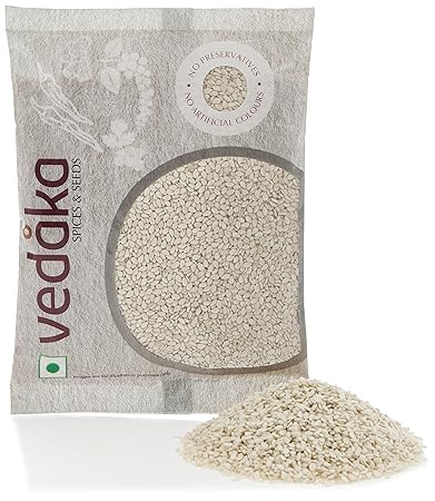 Amazon Brand-Vedaka Nylon Sesame Seeds (Til), 100g