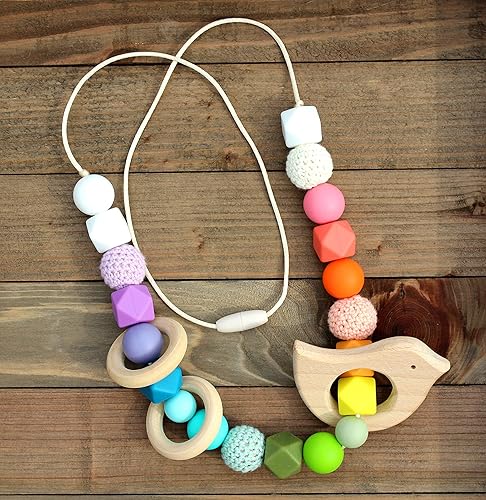 natural teething necklace