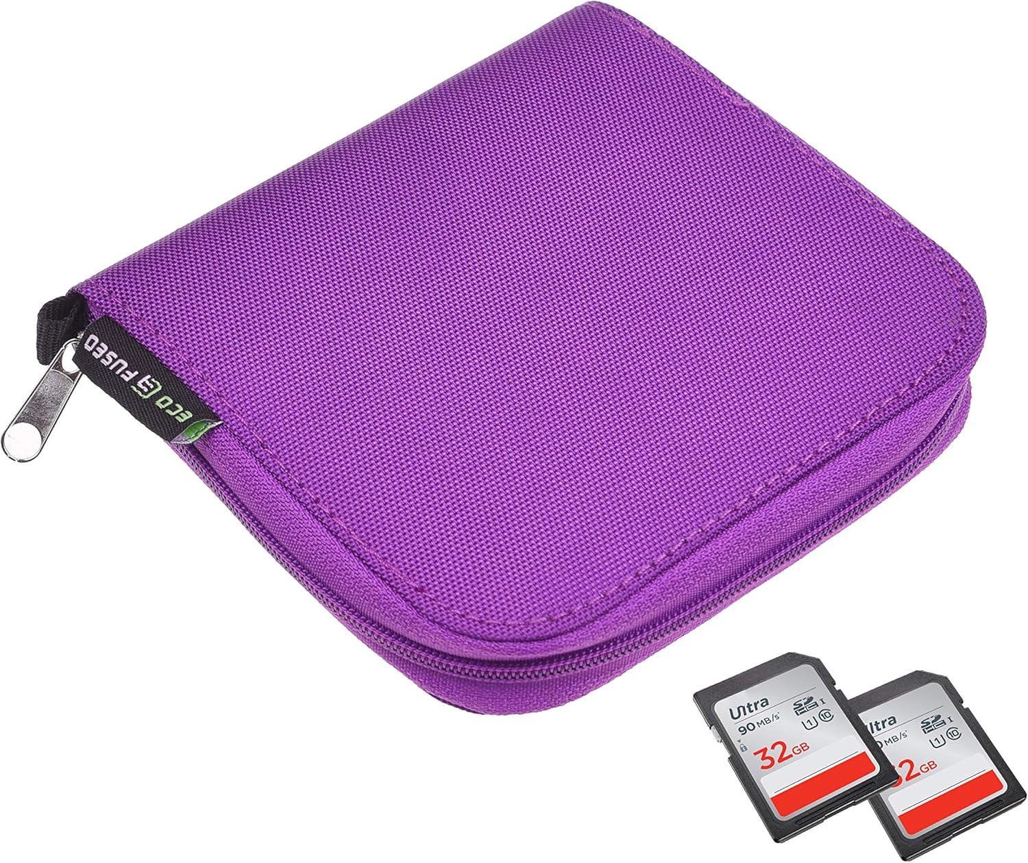 Eco-Fused Memory Card Case, Fits up to 44x SD, SDHC, Micro SD, Mini SD and 4X CF, Holder with 44 Slots (8 Pages) - Image 4