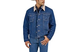 Wrangler mens Concealed Carry Blanket Lined Denim JacketDenim Jacket