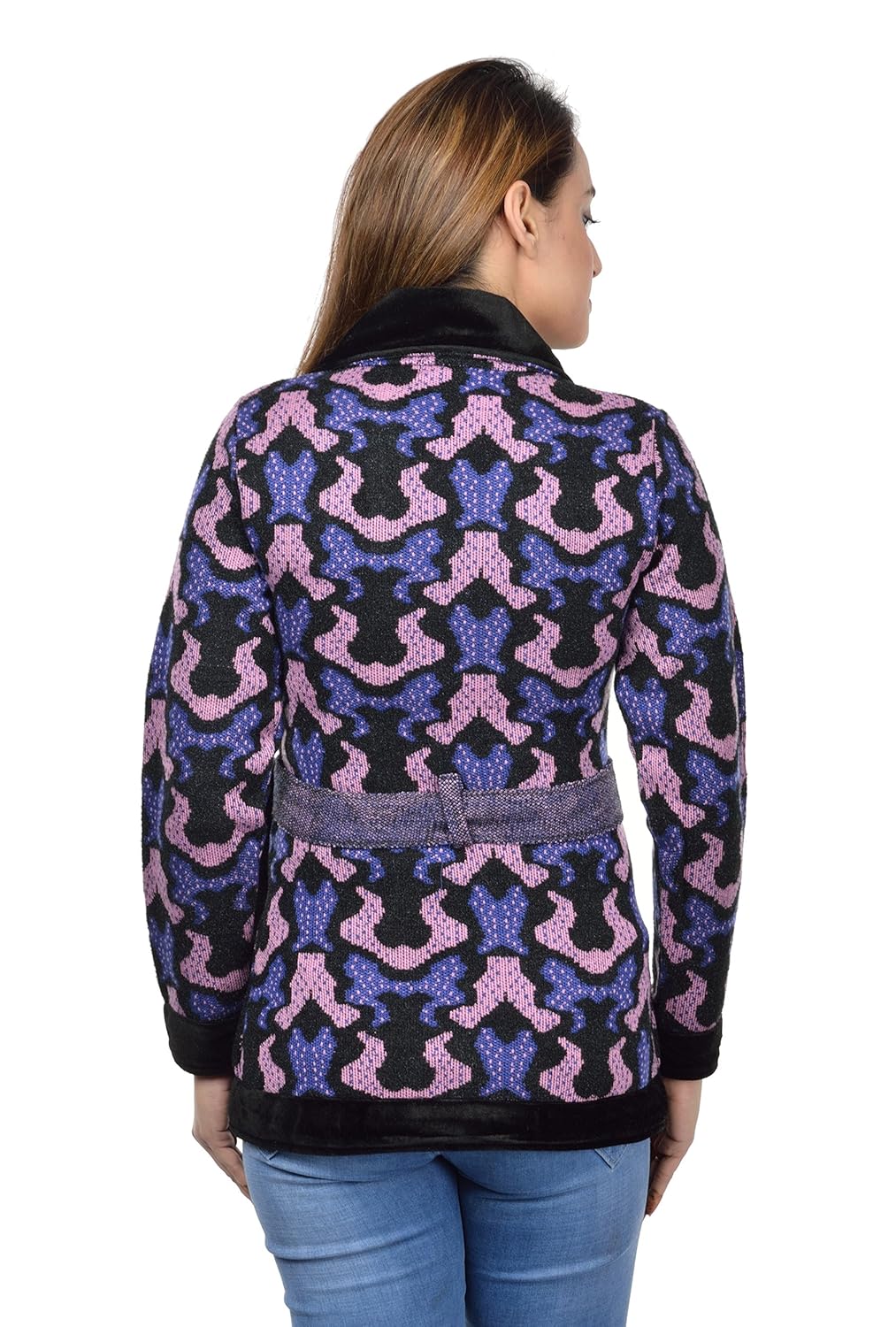 pilot full sleeve coat style woolen women cardigan