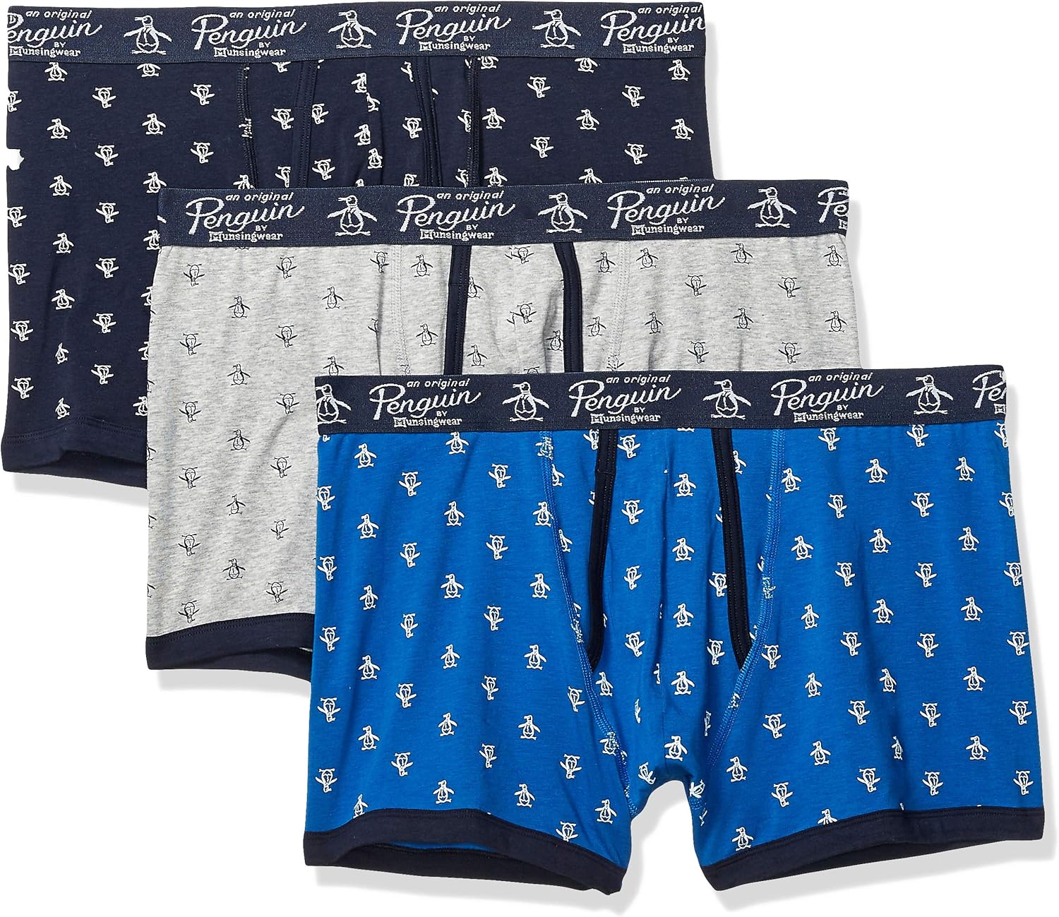 Original Penguin Men's Cotton Stretch Trunk Underwear, Multipack & Single: Clothing