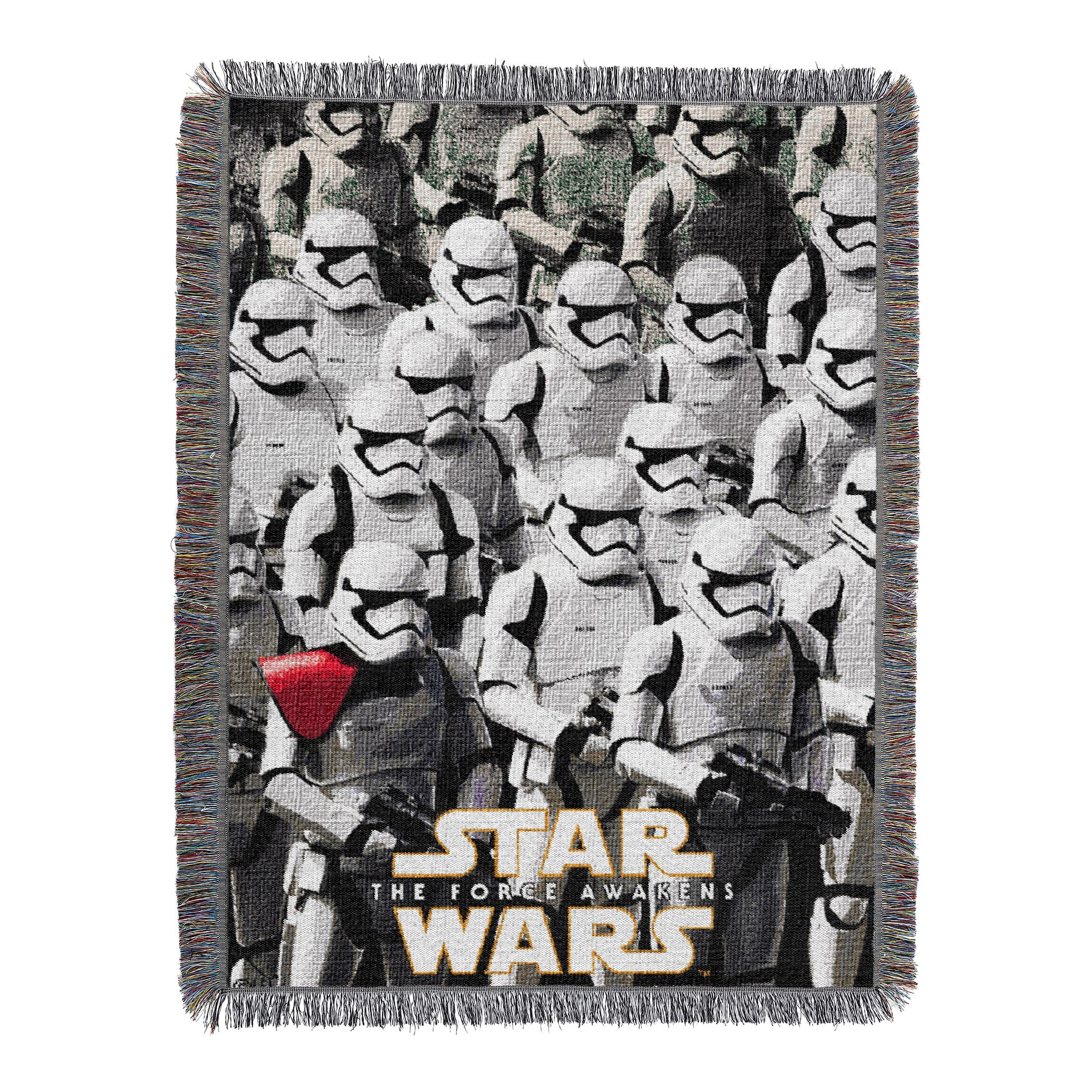 NORTHWEST Star Wars Woven Tapestry Throw Blanket, Polyester, Ground Invasion, 48" x 60"