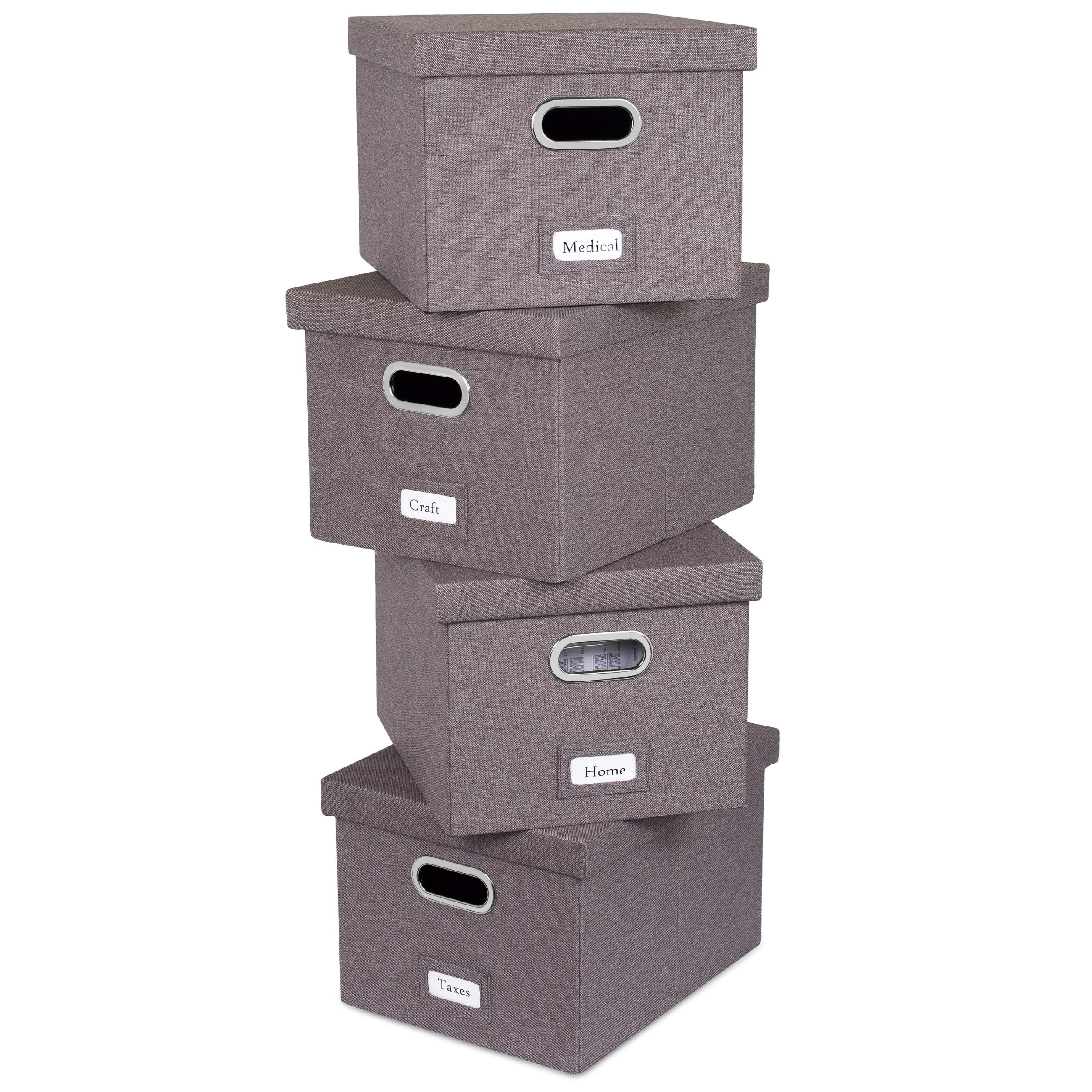 Best Collapsible File Storage Organizer with Lid