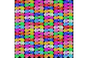 OLEITODH 120 Pack Light Up Glasses, LED Glasses 10 Neon Color Led Glasses, Shutter Shades Glow Stick Sunglasses, Neon Party Supplies for Kids Adults Birthday Wedding New Year Glow Toys Cosplay Christmas