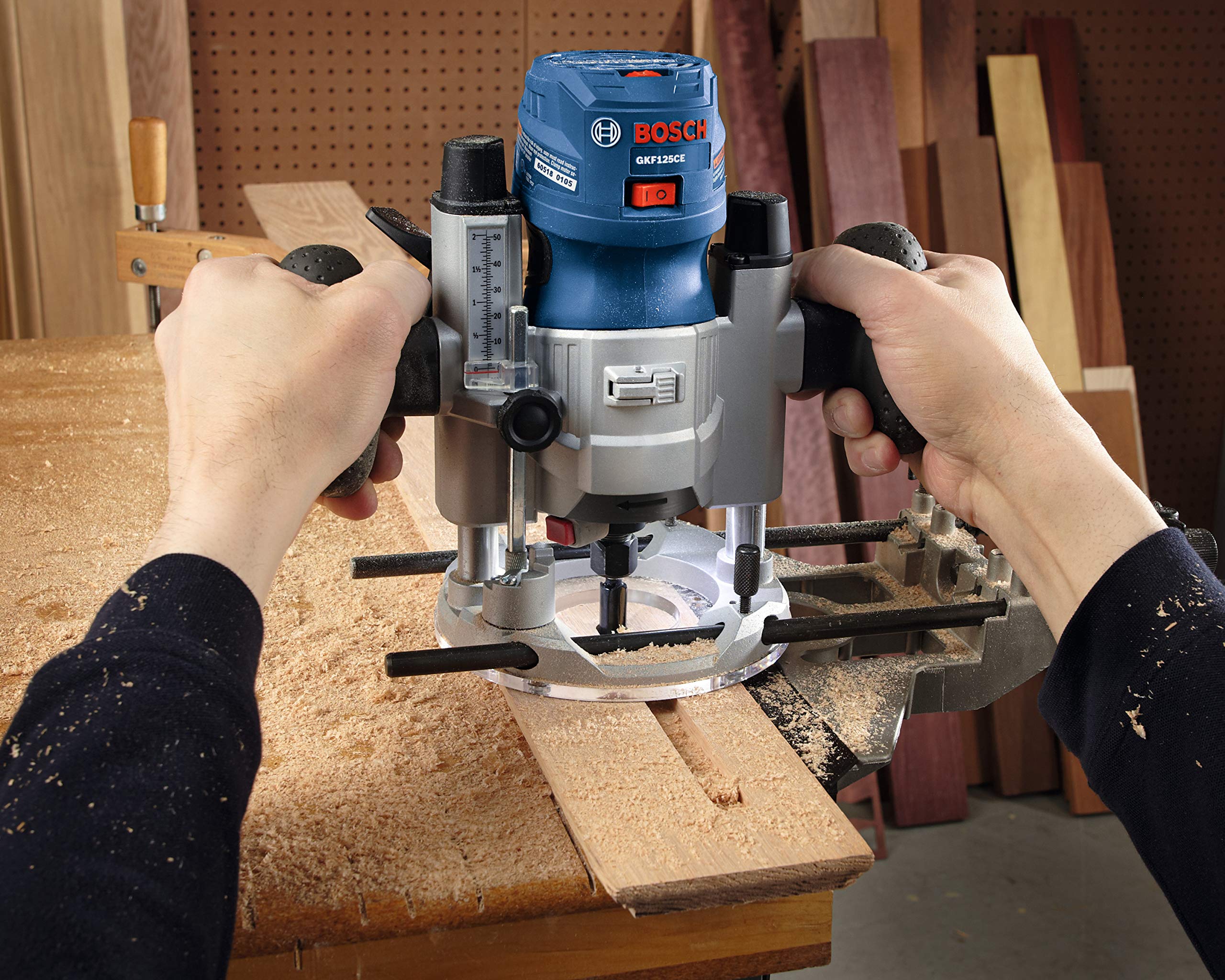 Bosch Gkf125cepk Colt 1 25 Hp Max Variable Speed Palm Router